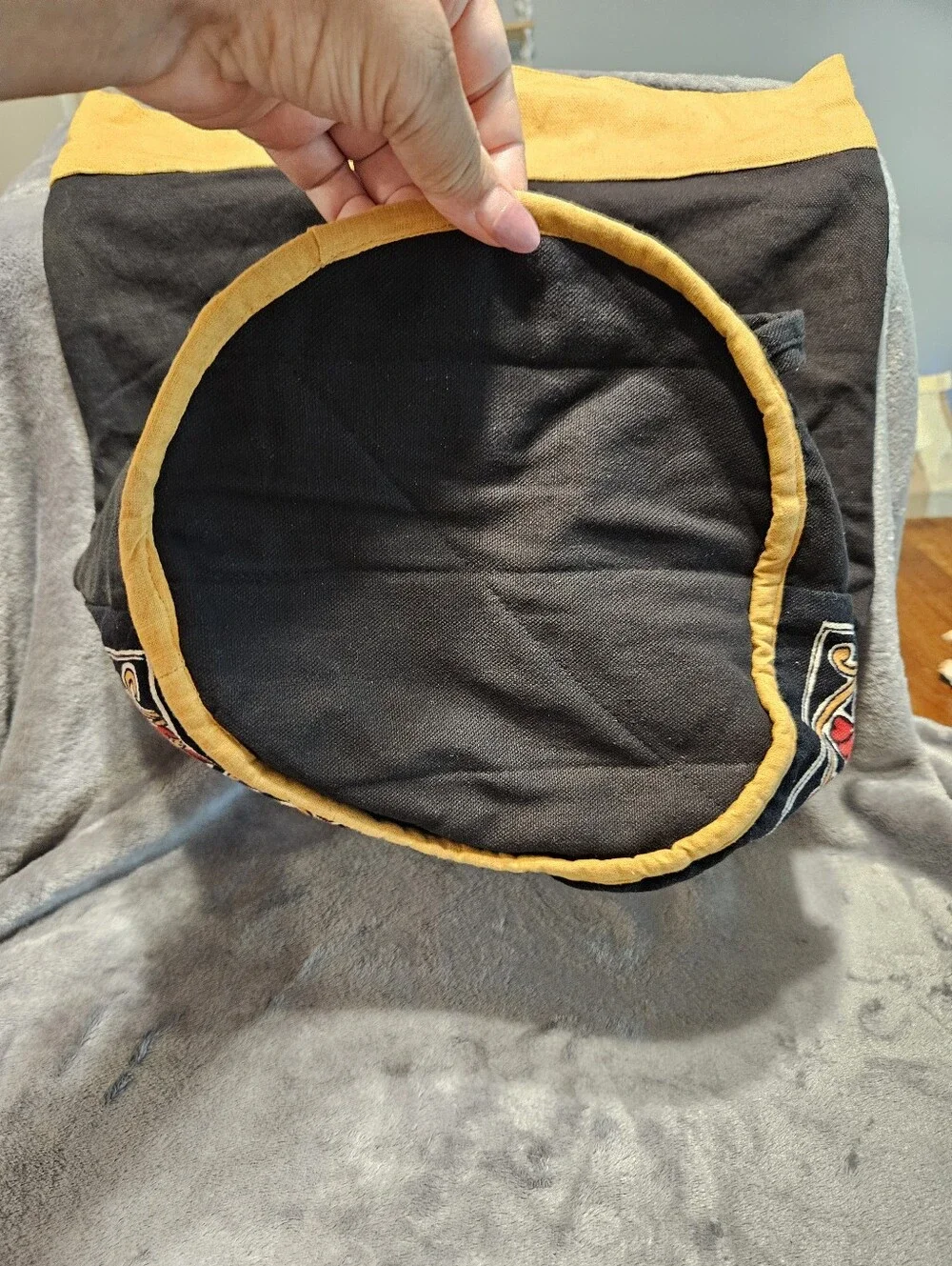 Bohemian-style elephant backpack